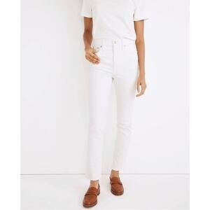 NWT Madewell The Tall Perfect Vintage Jean in Tile White, Size 32 Tall